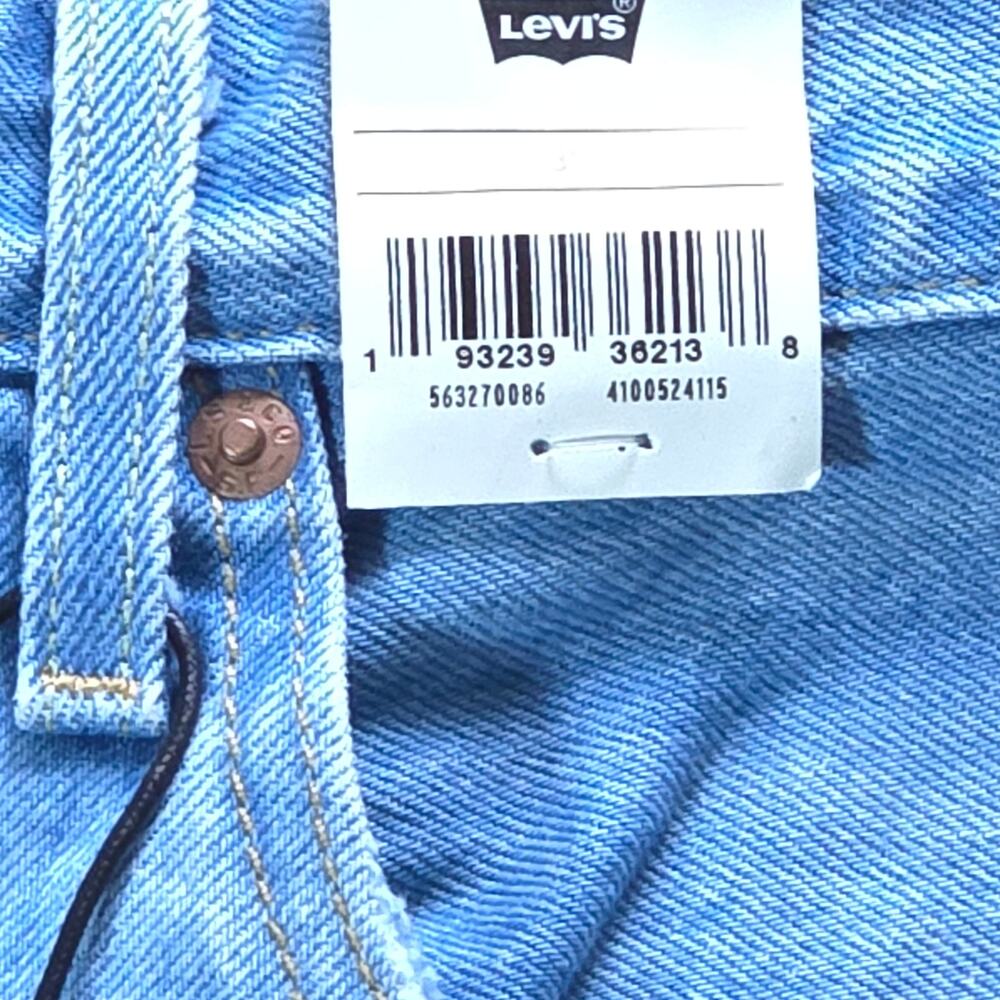 NWT, Levi's 501 Women's High Rise Shorts Blue, Size 31 - Picture 3 of 9